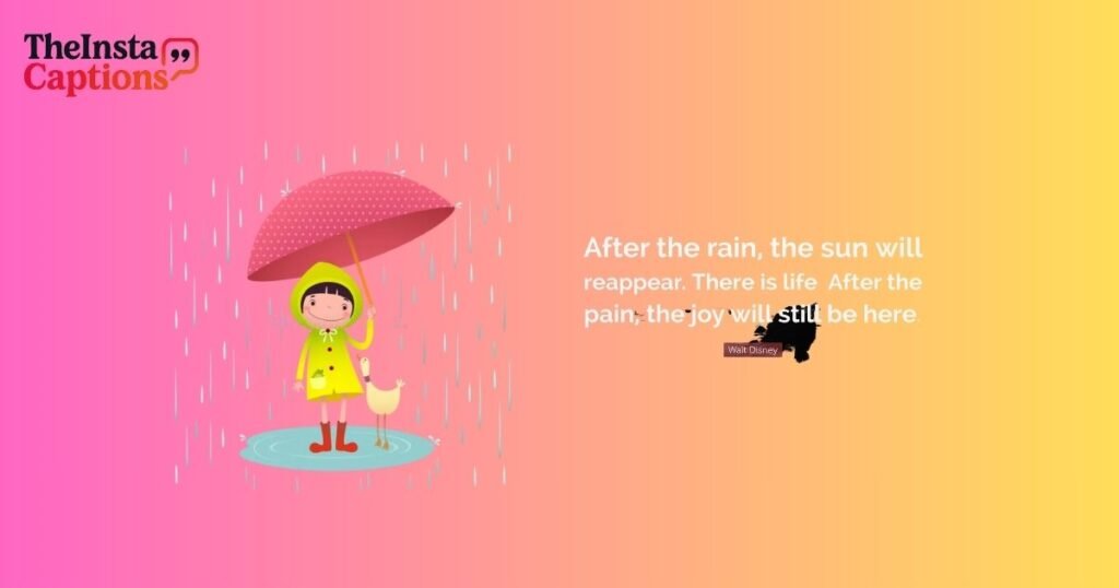 Deep Beautiful Rain Quotes