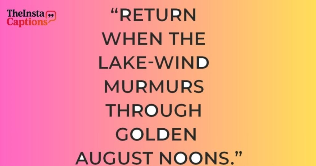 Happy August Quotes