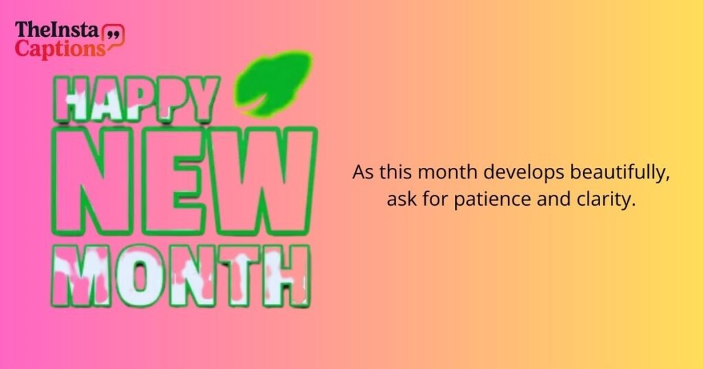 Inspirational New Month Quotes and Prayers