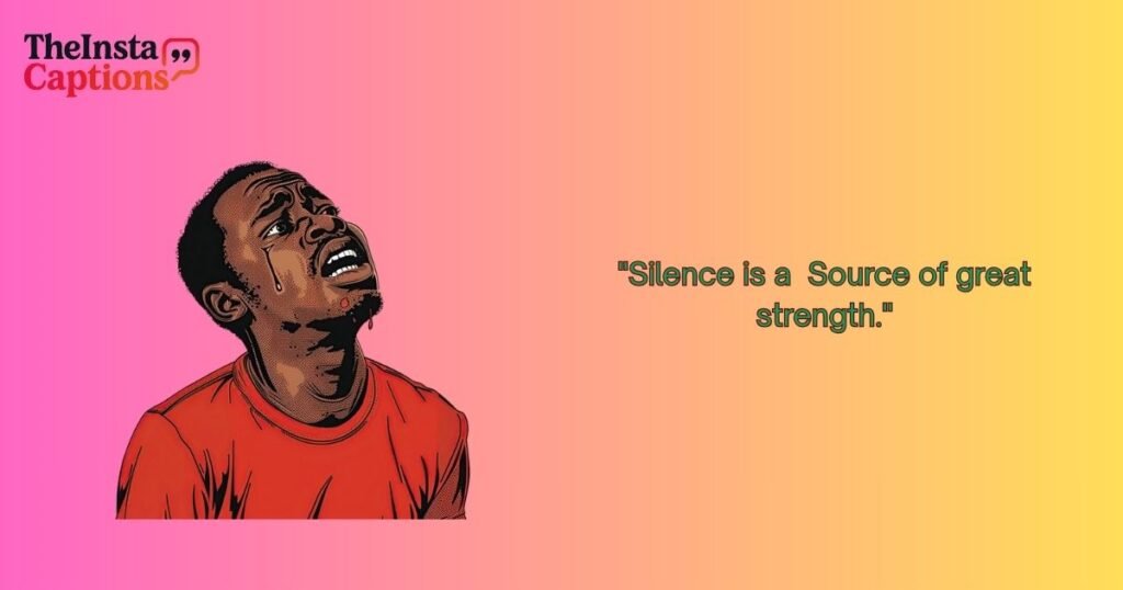 Silence Deep words Hurt Quotes