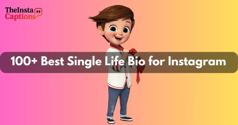 Best Single Life Bio for Instagram