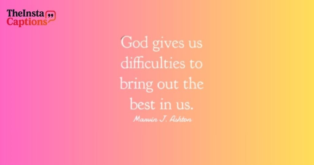 Unique God Quotes For Instagram