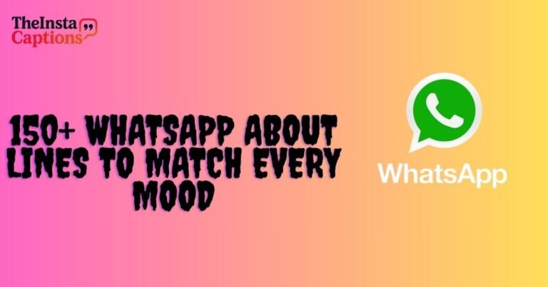 WhatsApp About Lines